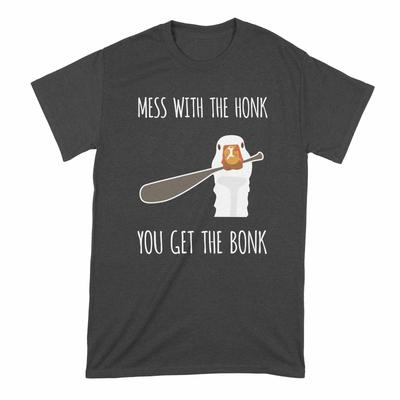 Mess With The Honk You Get The Bonk Shirt Take Bell Shirt Goose