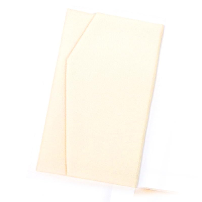 Yoneshichi Fukusa (Cloth Wrapping Cloth) with Gold Envelope, Suitable for Weddings, Celebrations, and Condolences, Made in Japan, Cream