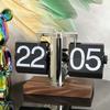 Mechanische Automatische Seite Ästhetische Wendung Uhr Figuren Heim Arbeitszimmer Digital Tischuhren Dekoration Wohnzimmer Luxus Ornamente Lustige Geschenke