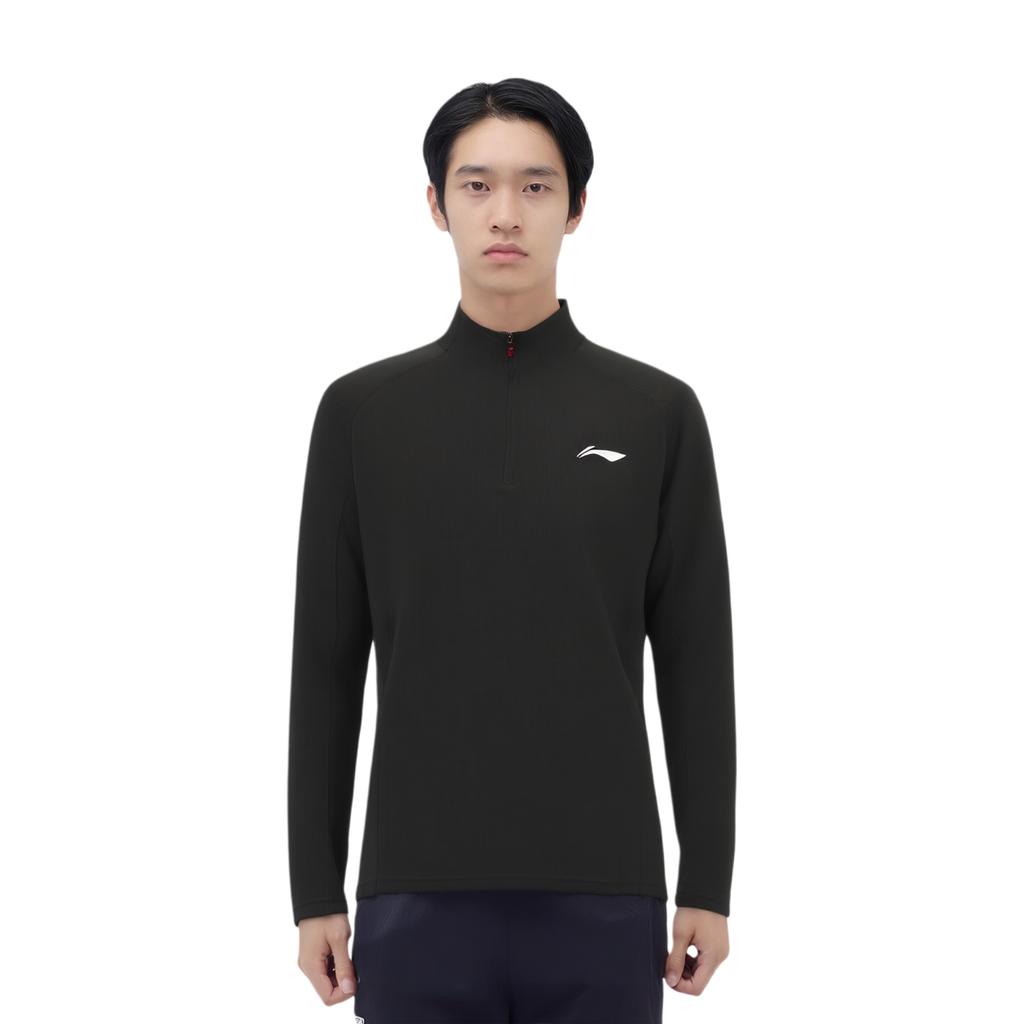 Li-Ning Quick-Dry Cool Stand-Up Collar Logo T-Shirt Men tops ATLW015-1