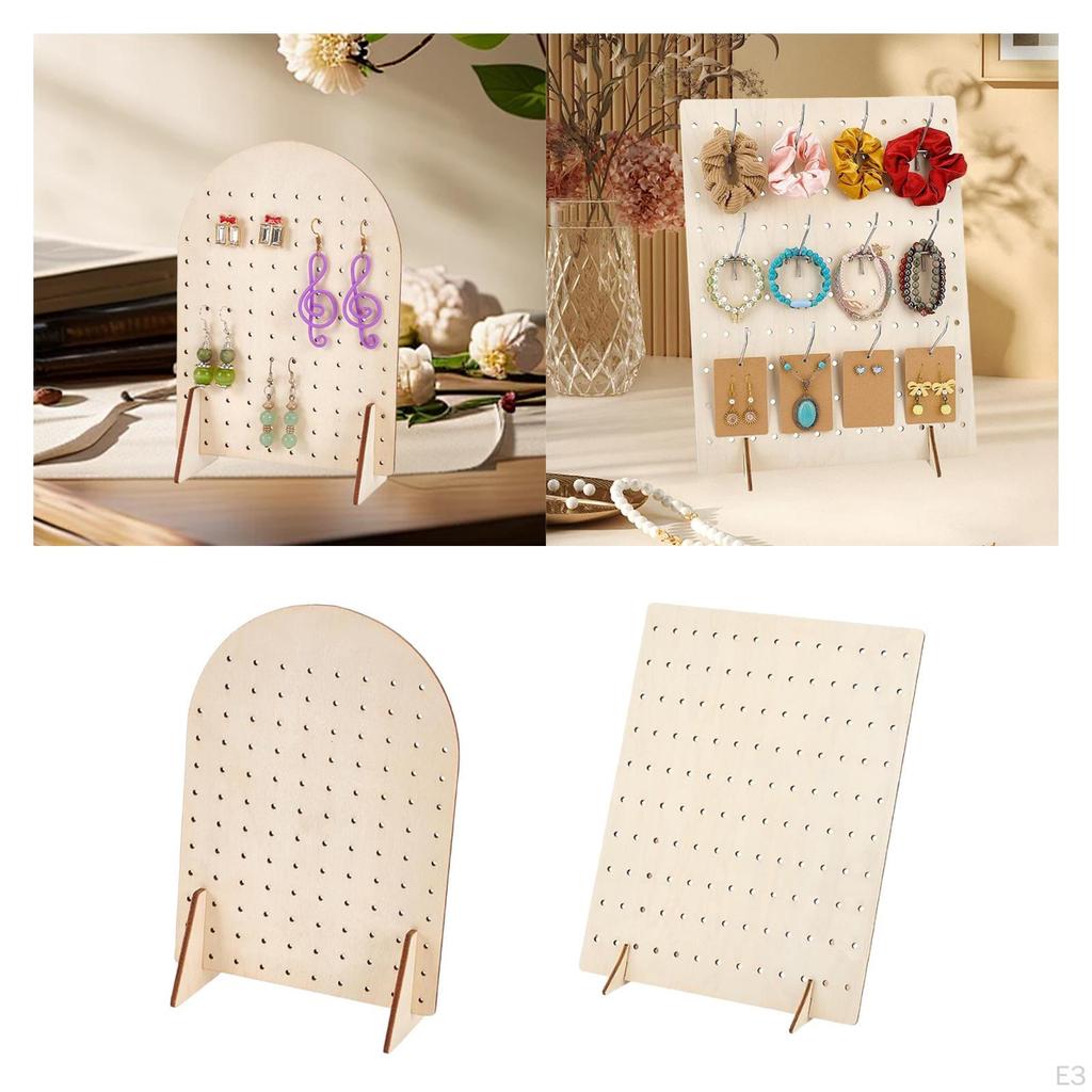 Earring Holder Tree Hanger,Wood,Earrings Display Stand,Jewelry Storage Rack for