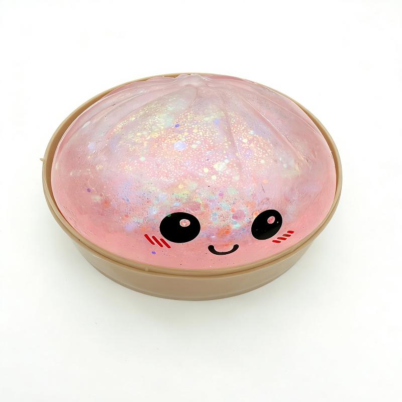 

Большие радужные кексы-сквиши, мягкая сенсорная игрушка-антистресс с медленным отскоком, для снятия тревоги, fidget, для СДВГ, аутизма розовый