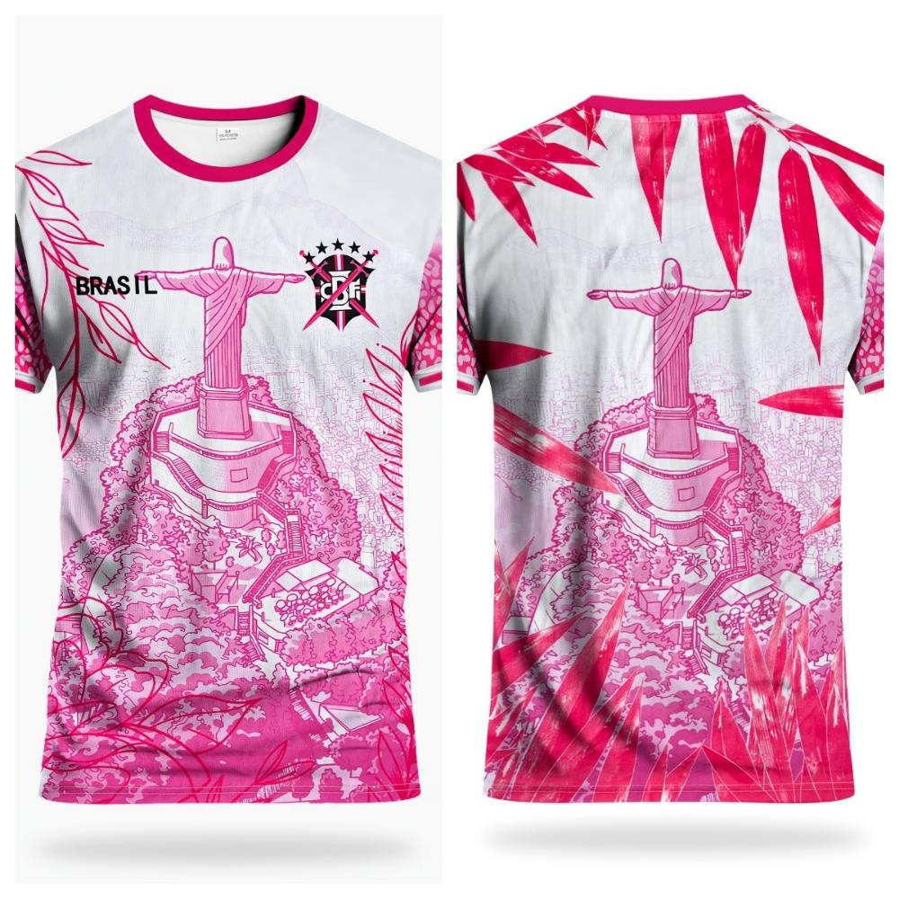 Maglietta Traspirante a Rapida Asciugatura Brasil Sports da Uomo Maglia da Calcio per Esterno Abbigliamento Top a Maniche Corte Genitore-Figlio per Tifosi di Club