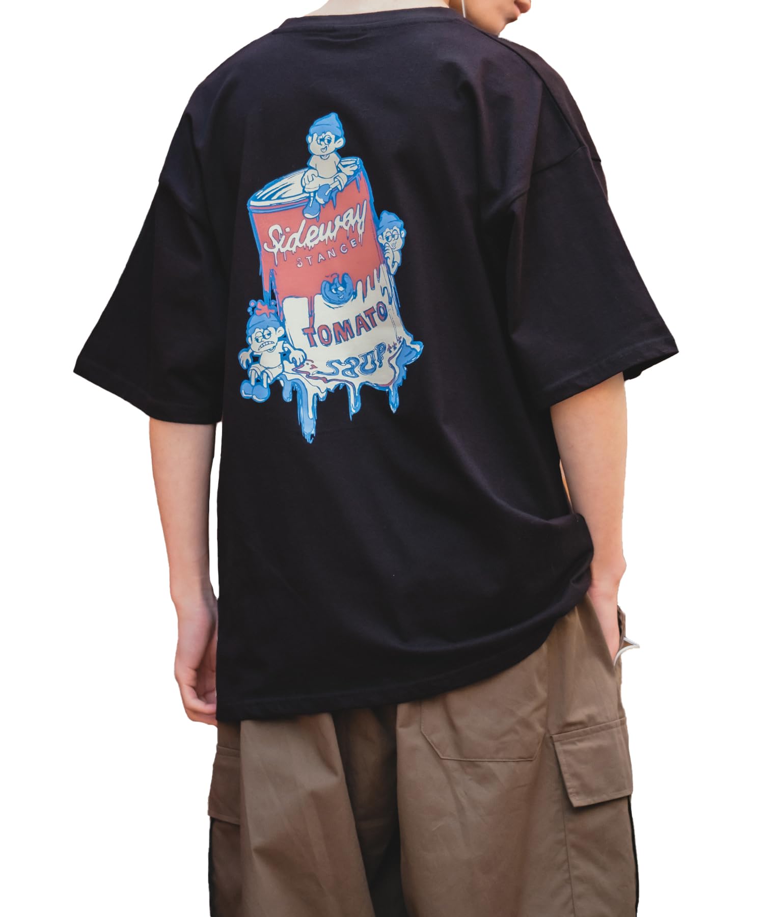 

[IMPROVES] [SIDEWAYSTANCE] Short Sleeve Campbell Print T-Shirt