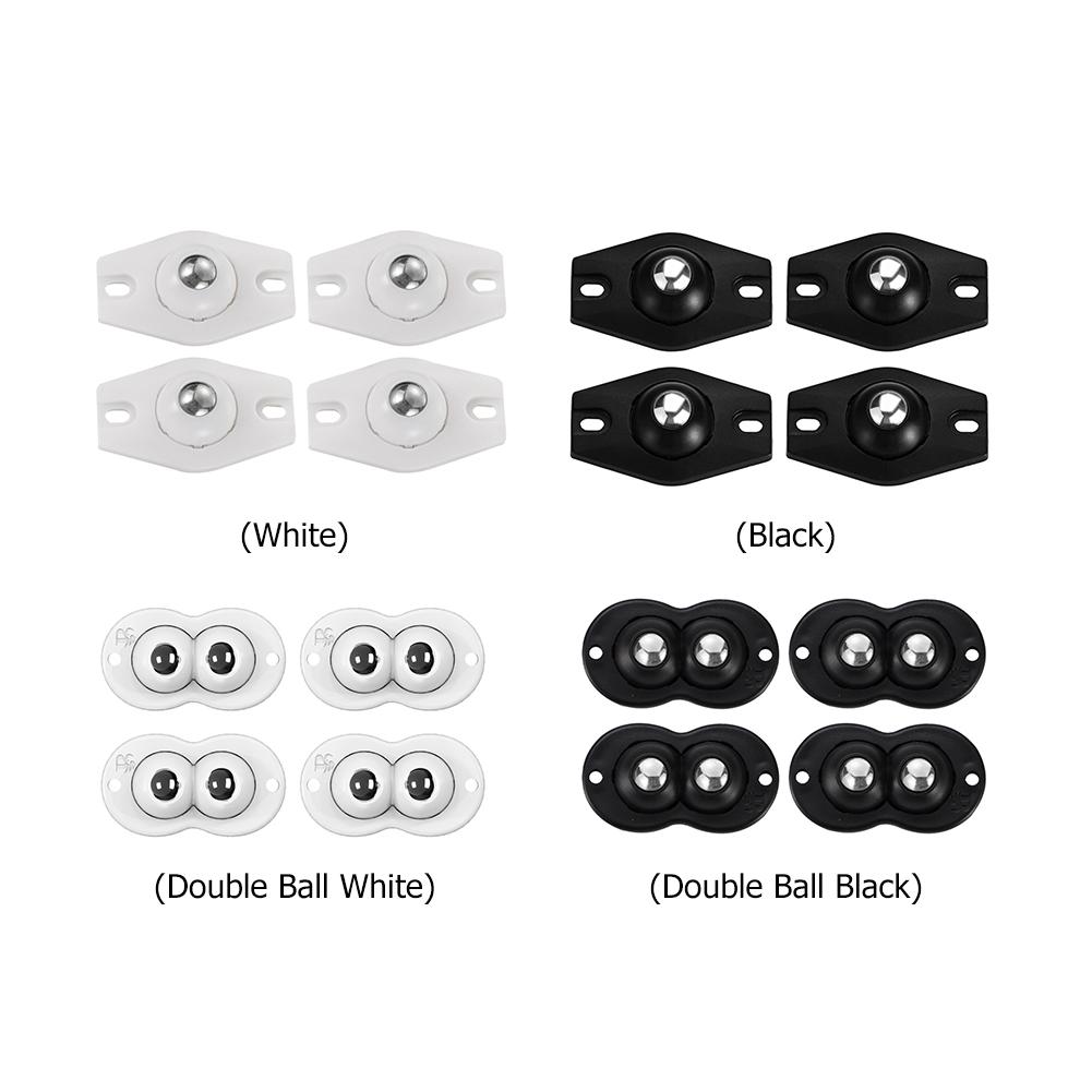 4 st Skräphink Flytt Hjul Rostfritt Stål Förvaringslåda Bas Hjul Självhäftande Möbelhjul Slitstarka Hemtillbehör