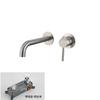 Wall Mounted Concealed Brass Bathroom Basin Faucets Embedded Cartridge Basin Mixer Sink Faucet Washbasin Tap Hot Cold Water Tap