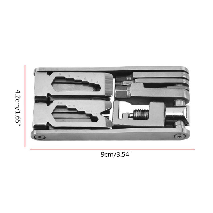 Reliable 15 Function Bike Repair Tool Kits Multi Tool  for Cycling Enthusiasts