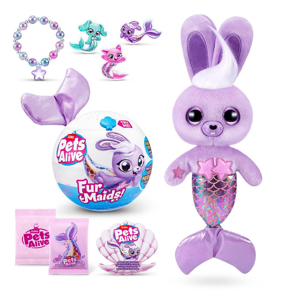 Pet Mermaid Plush Toy With Light And Sound For Kids