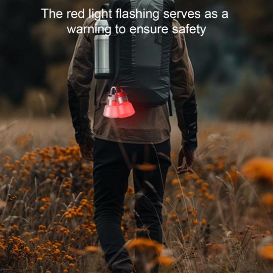 Outdoor Camping Lantern USB Rechargeable Waterproof Detachable Water Bottle Light Portable Hiking Backpacking LED Hanging Lamp