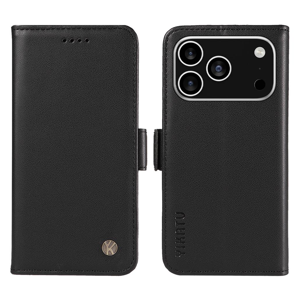For iPhone 17 Pro Wallet Phone Case YIKATU YK-003 Leather Stand Cover