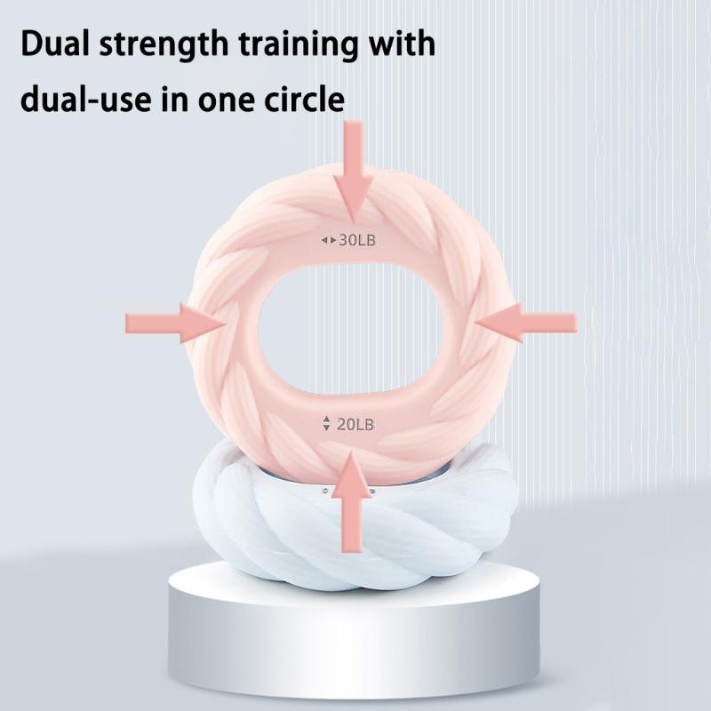 Adjustable Hand Grip Rings Carpal Expander Silicone Exerciser Portable Muscle Finger Forearm Trainer for Homes Gym