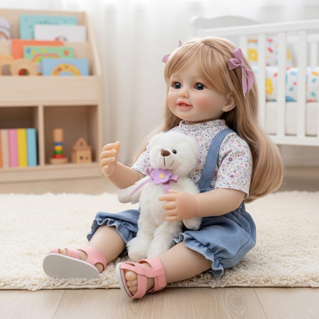 22-inch New Doll for Girls Baby Doll Toy Figure Gift Doll