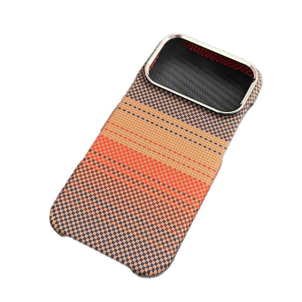 iPhone 17 Pro Max Kevlar Magnetic Case: Ultra-thin, Bare Metal Feel, Semi-Wrapped.