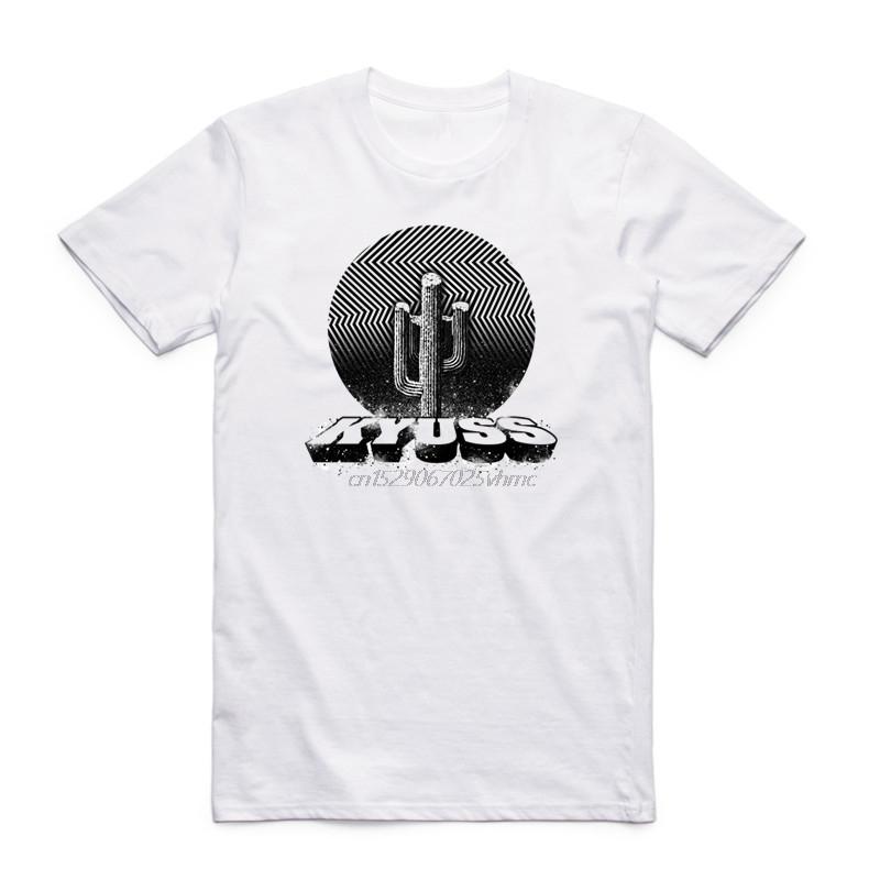 Men Print Kyuss Rock Band Fashion T Shirt Short Sleeves O Neck Clutch Summer Casual Cool T-shirt S разноцветный