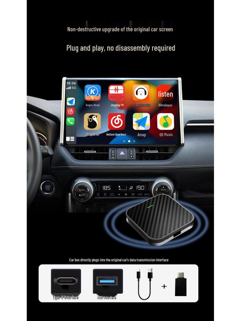 Wireless CarPlay Adapter: Convert Wired To Wireless for Android Car Systems