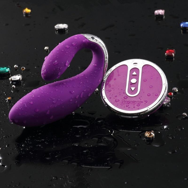 USB Rechargeable Wireless Remote Control Vibrators for Women GSpot Body Massage