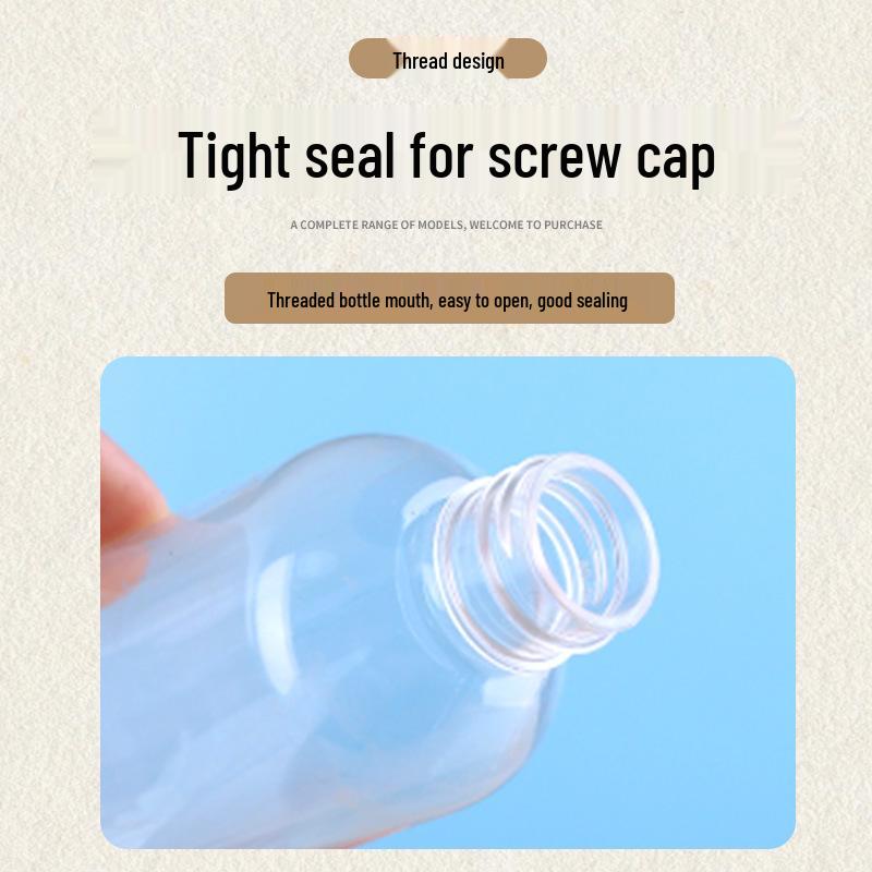 PET Jelly Bottle with Rotating Cap - Liquid Pigment Dropper, Refillable, Available in 60/80/100/200ml Sizes