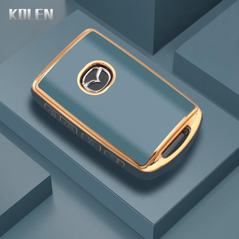 Carcasă pentru chei de mașină din TPU pentru Mazda 3 Alexa CX30 CX-4 CX5 CX-5 CX8 CX-8 CX-30 CX9 CX-9 Protector Accesorii Fob fără cheie