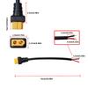 XT60 Extension Cable XT60 Female Connectors for Remote Battery Solar Portable Power Power Station Portable Solar Panel