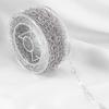 1M Stainless Steel Geometry Hollow Flat Love Heart Link Chains for Party Necklace Bracelet Components Jewelry Findings DIY Chain