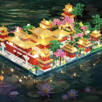 1466 Pieces Forbidden City Garden Building Blocks Set - Abs Building Toys, Chinese Architectural Models, Historical Landmarks and