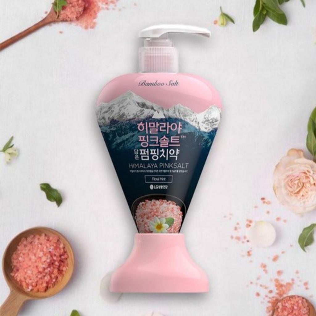 LG CARE Himalaya Pink Salt Pumping Toothpaste 285g x 2 (Floral Mint / Ice Calming Mint / Breath Care)
