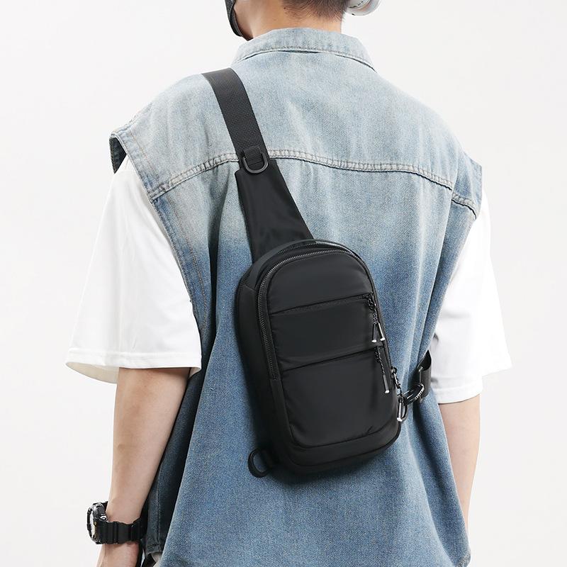 Chest Bag Men's Outdoor Travel Mobile Phone Shoulder Bag Commuter Crossbody Bag