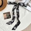 Silk scarf strip new fashion cashew flower series imitation silk scarf headscarf headband neck protection scarf decorative belt
