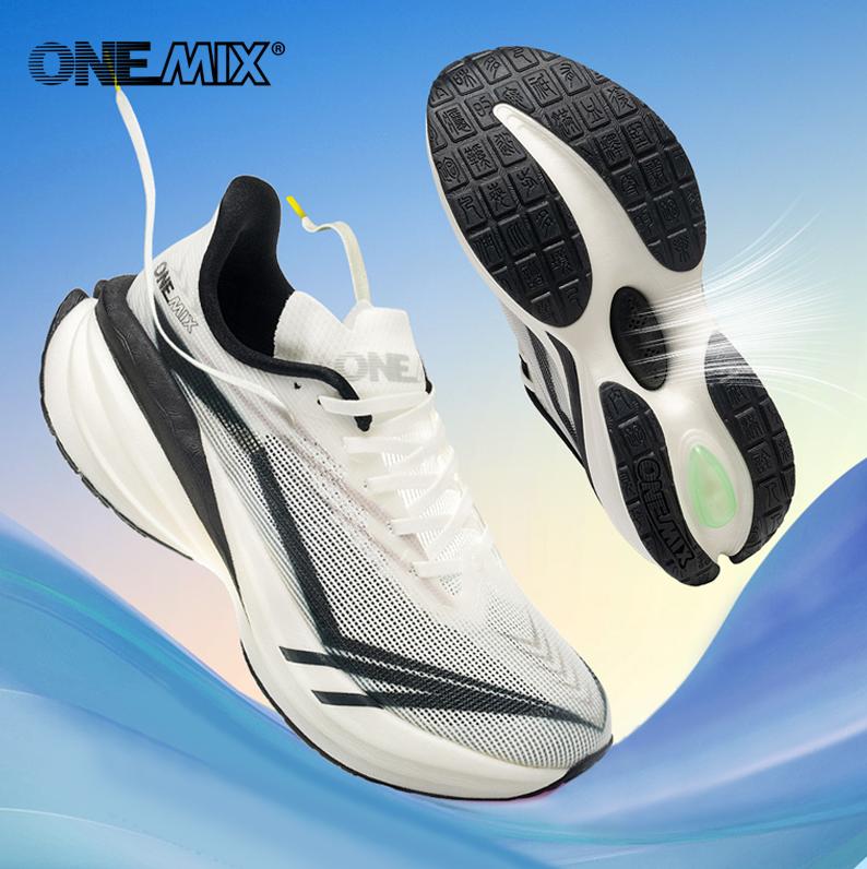 

Чоловічі кросівки ONEMIX 2024 літо-осінь легкий дизайн швидковисихаючі чоловічі кросівки Marathon Shock Absorption Support 35 помаранчевий