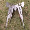 Folding Camp Cookware Stand Stable Regulable Support Outdoor Pot Stand Camp Kitchens Accessory