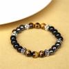 Natural Stone Tiger Eye Beads Bracelet Handmade Casual Jewelry for Men Women Fashion Adjustable Bracelet Hommes Bijoux Gift