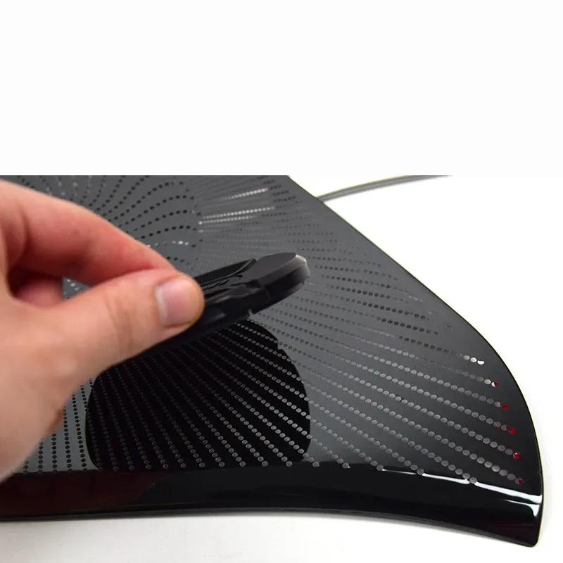 Stainless Car Styling Audio Speaker Inner Door Loudspeaker Trim Sticker Cover For Camry XV70 2018-   Accessories