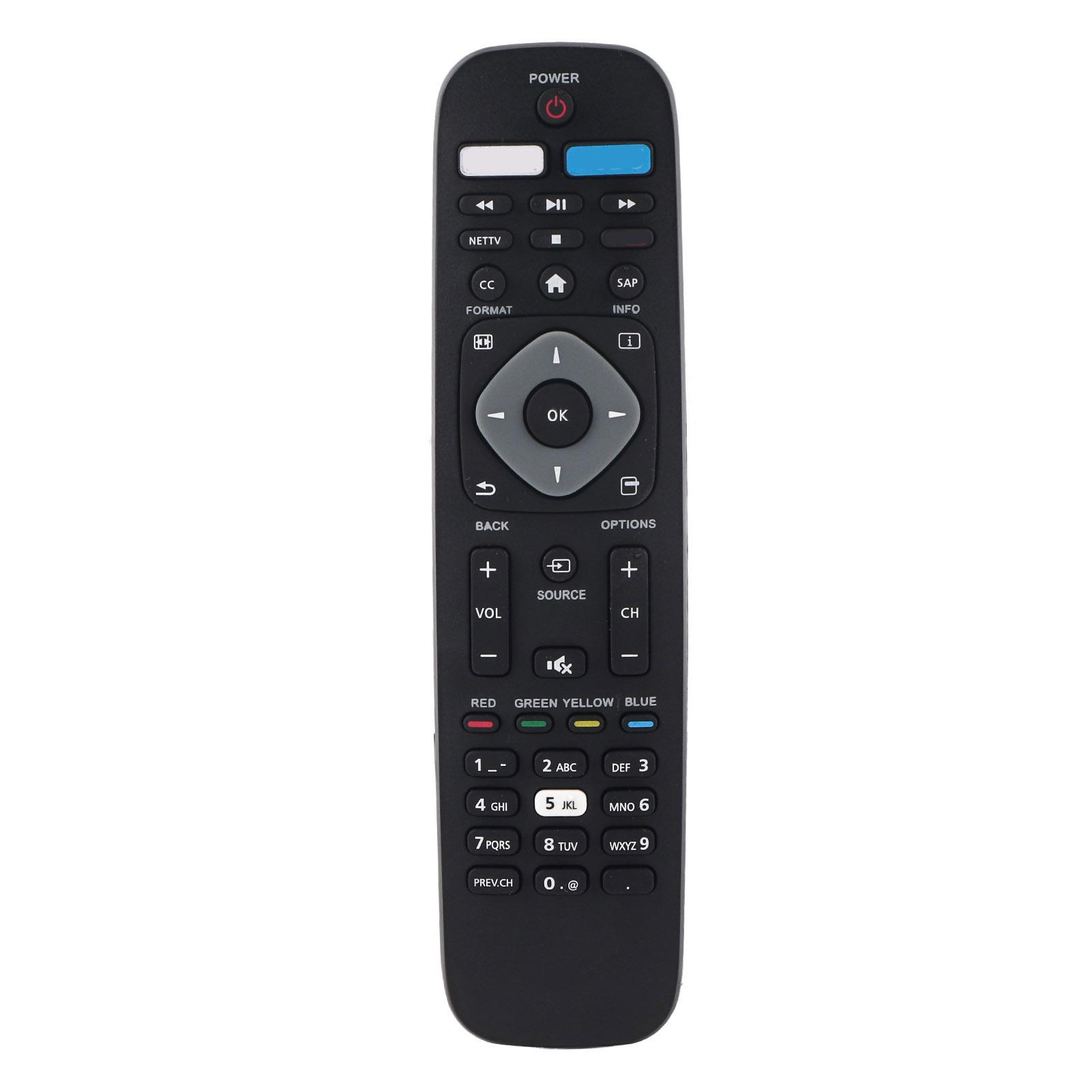 

Replacement 4K UHD TV Remote Control For Philips NH500UPNH500UW чёрный