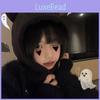 Adorable Winter Cotton Devil Ear Hat For Women Cute And Warm Plush Design