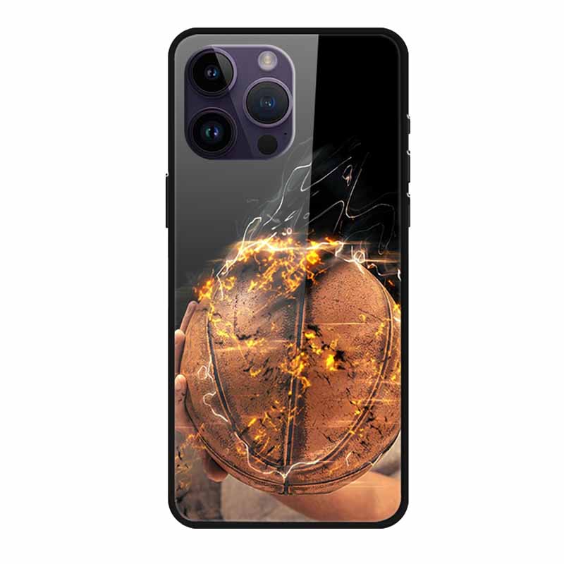 Tempered Glass Case For iphone 15 Pro Max Case Hard Glass Back Cover Soft TPU Bumper For iphone 16 Pro Max Phone Case 16Pro Max