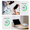 Multi Port Fast Charging Station 220W Power Adapter with Type C & USB Port Allows 6 Devices Simultaneously Charging