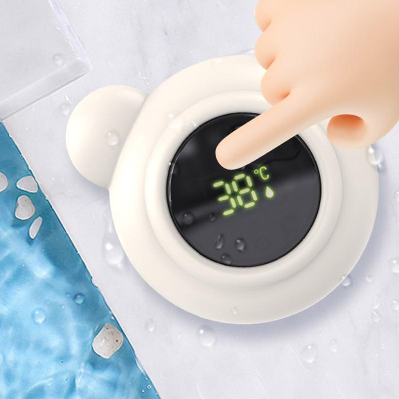 Convenient Water Temperature Monitor For Infant Bathing High Precise ABS LCD Display Auto Shut off Bath Thermometers