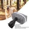 Ostrich Grain Surface Dog Poop Bag Dispenser Leash Hanging Bag  Daily Dog Walking