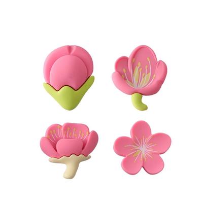 Whiteboard 3D Cherry Blossom Shaped Creative Cute Magnetic Board Stickers Message Sticker Fridge Magnets Note Holder