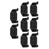 8Pcs Adhesive Hat Hooks Baseball Hat Holders for Wall Door Closet Office Bedroom Black