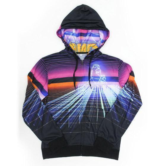 

[USED] Sold out VIDESTA EMOTION Full Graphic Light Hoodie, Size M