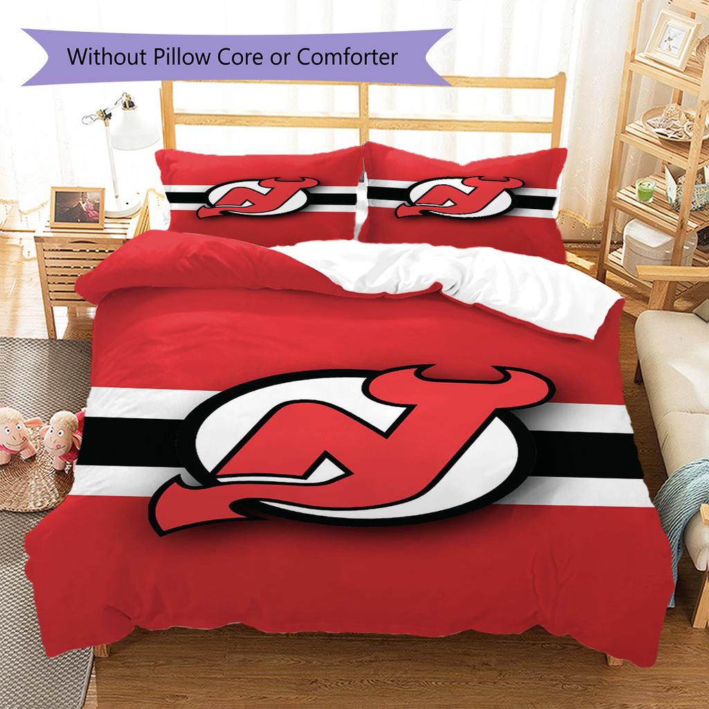 New Jersey Devil Pattern Bedding Set Quilt Cover Pillowcase Home Decor Gift (1 * duvet cover + 2 * pillowcase, without core)
