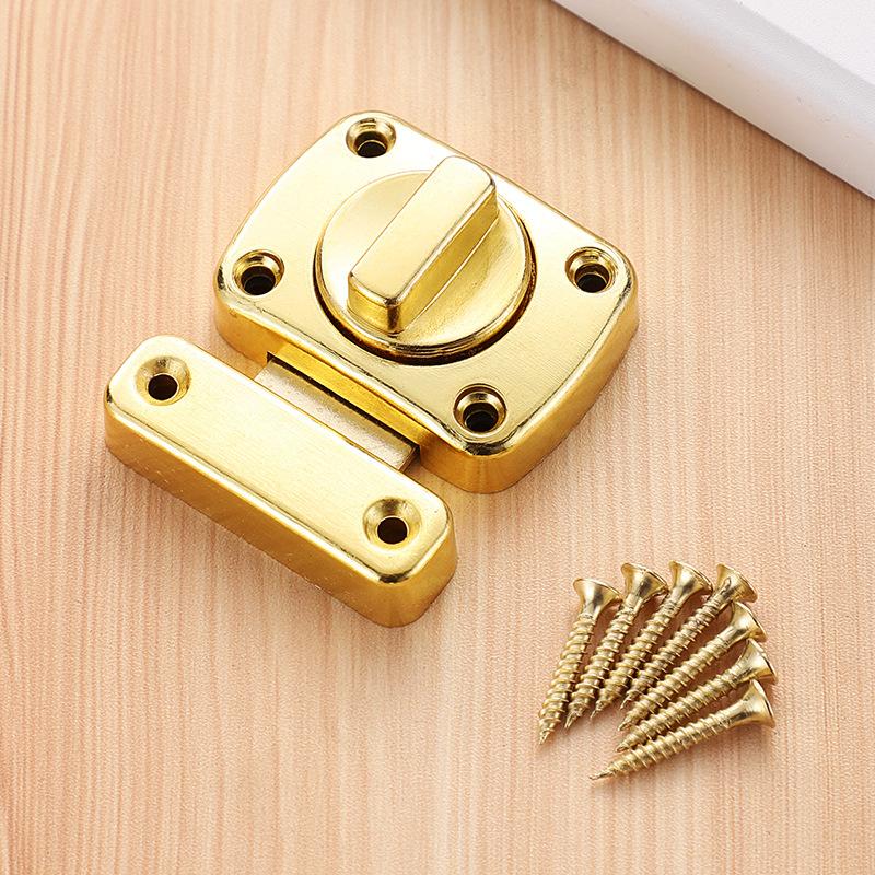 KK&FING Zinc Alloy Left and Right Door Latch Door Buckle Push-pull Door Thickened Surface Mounted Door Bolt Lock Buckle Hardware