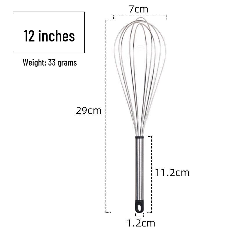 Portable Stainless Steel Handheld Egg Beater & Cream Whipper