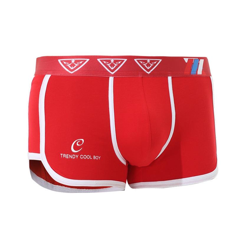 Men's Pure Cotton Boxer Briefs: Mid-Rise, Trendy, Comfortable, Breathable Summer Shorts