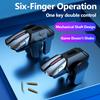 G21 Mobile Phone Game Trigger Gamepad Joystick 6-Finger Aim Shooting L1 R1 Key Button For Phone Android For PUBG Game Controller 5