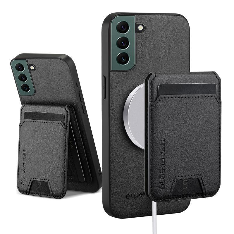 Suitable for Samsung Galaxy S22  Mobile Phone Case 21FE Cow Pattern Leather Magnetic Card Case New S20 Ultra