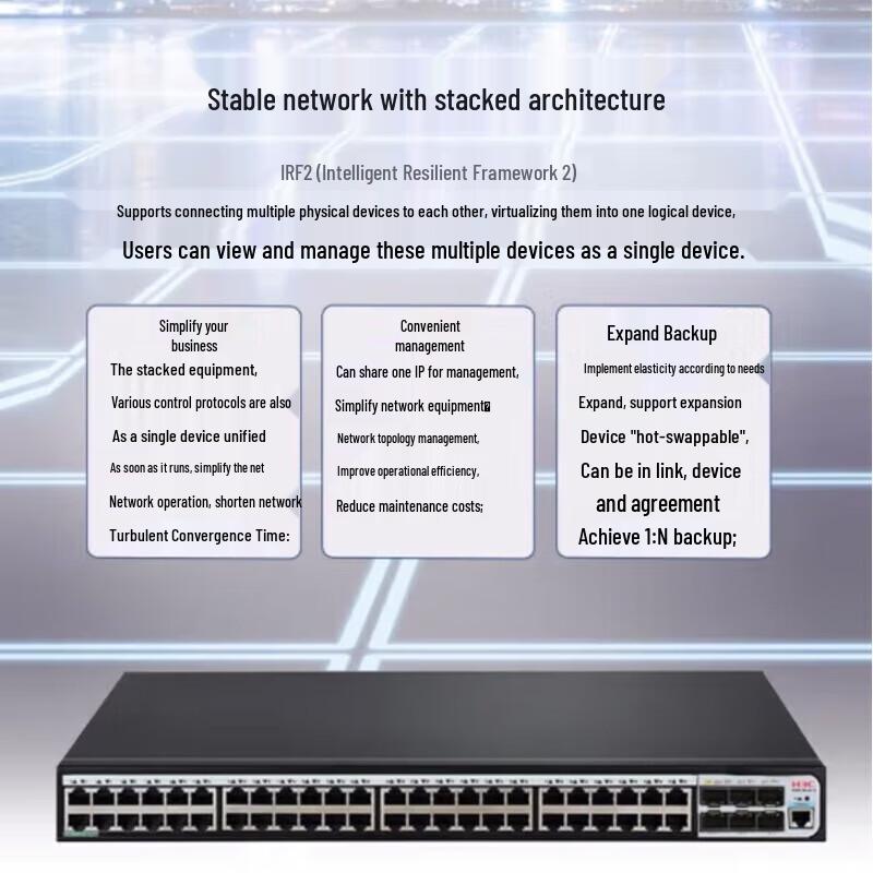H3C LS-5120V3-54P-PWR-SI Layer 2 Switch