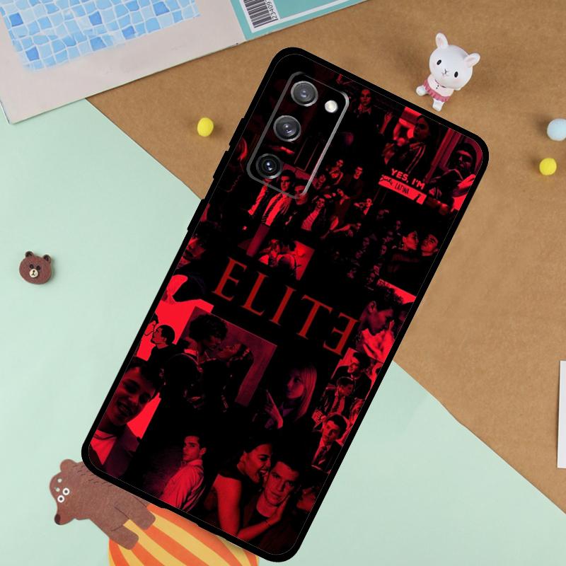 

Spain TV Series ELITE Soft Case For Samsung Galaxy S25 Ultra S9 S10 S20 S22 S21 Plus S23 FE S24 Ultra Funda Cover Galaxy S20 Plus