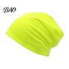 Lightweight Daily Commuting Hat Slouchy Hip-Hop Hat, Solid Color Soft Chemo Headwear, Breathable Street Style Pile for Face Slimming Cancer Cap Women